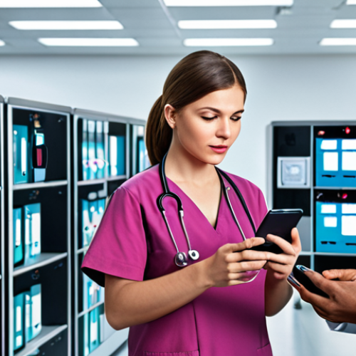 Home 19 **
A visual representation of Federated Learning in healthcare. Depict hospital servers and patient devices (smartphones, wearables) connected in a decentralized network. Show data remaining on the devices while model updates are exchanged. Emphasize data privacy and security. Colors should evoke trust and technology.
**