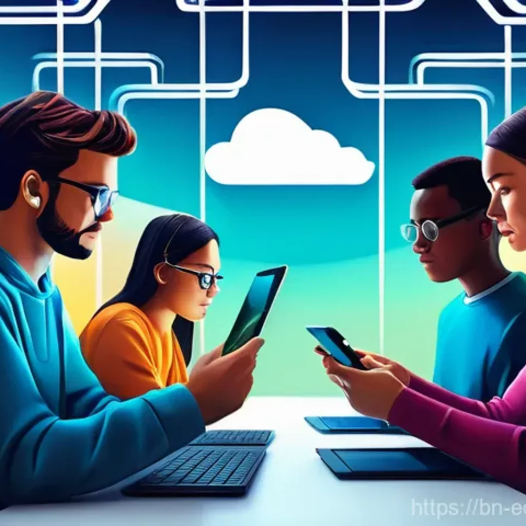 연합학습에서의 분산 데이터 처리 방법 - **Prompt:** A vibrant, futuristic illustration depicting the core concept of Federated Learning. In ...